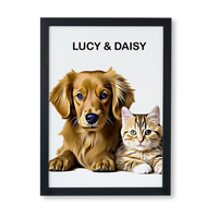 2 pet portrait